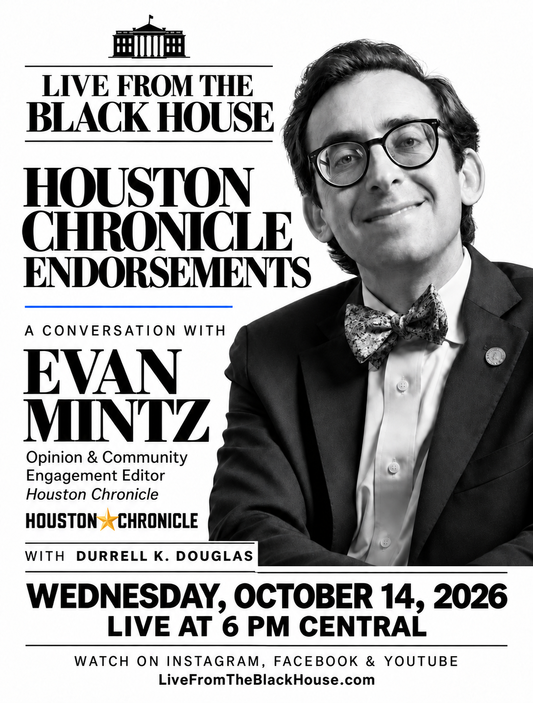 Evan Mintz joins Live from the Black House with Durrell K. Douglas